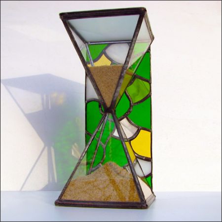 Smilšu pulkstenis Vitrāža